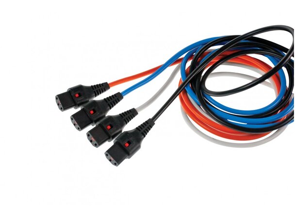 FS AK182S Apparatkabel m/lås 2m Svart Schuko-IEC